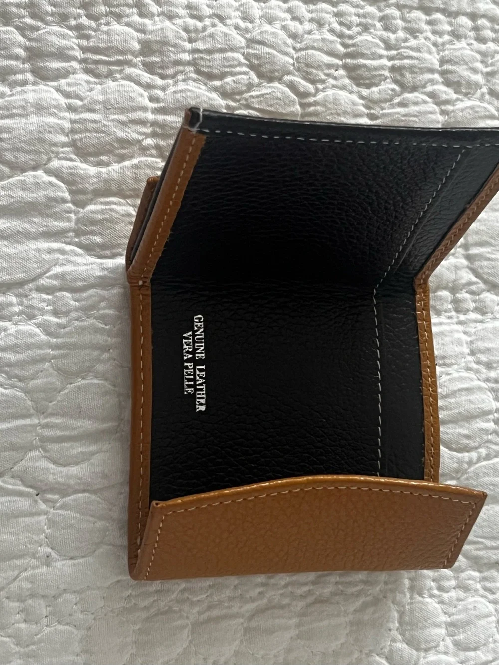 Men's Tan Leather Crossbody Bag